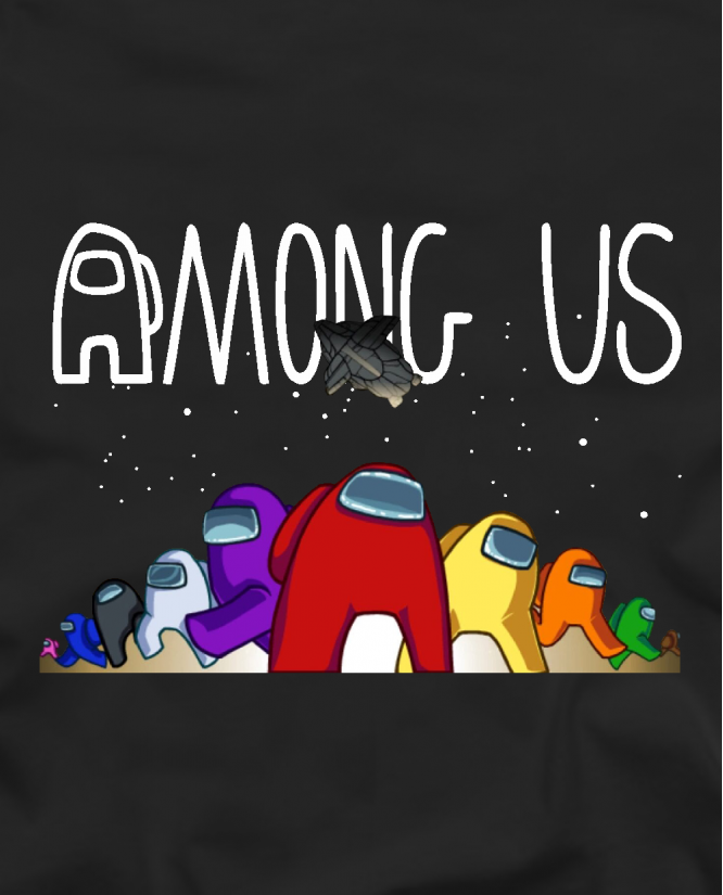 Marškinėliai Among us logo